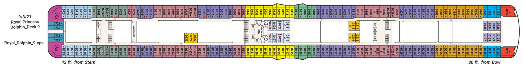 Deck 9 - Dolphin plan